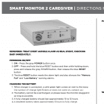 Instructions for Smart Monitor 2 Caregiver