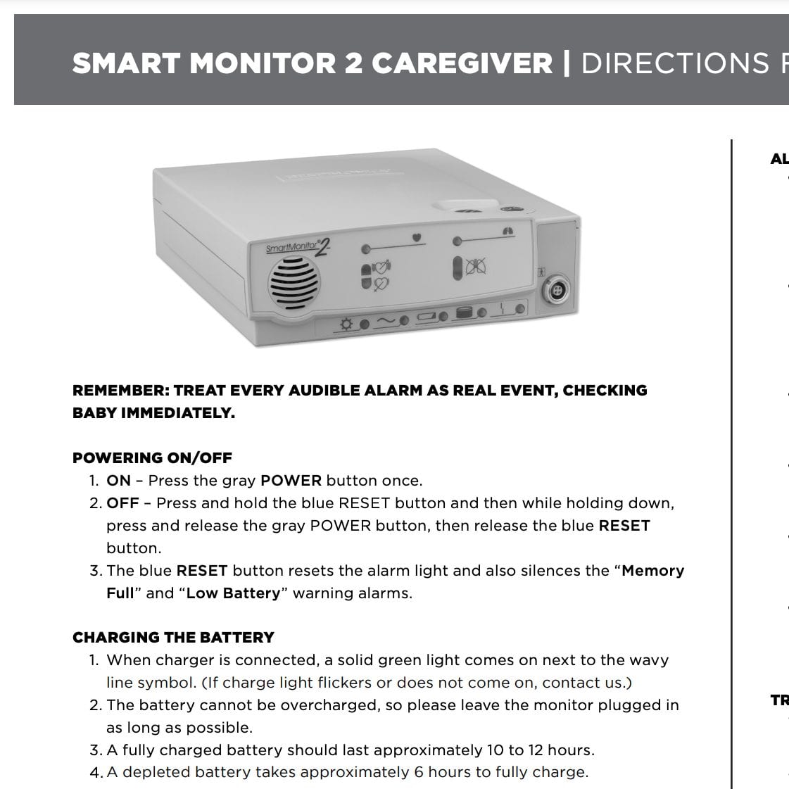 Apnea Monitor Thrive SPC